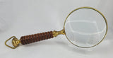 Wood and Brass Magnifier