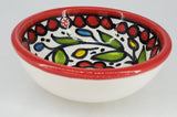 West Bank Ceramic Small Red Bowl