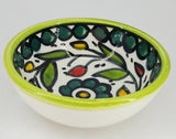 West Bank Ceramic Small Green Bowl